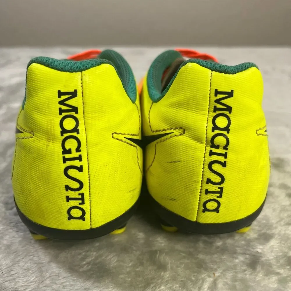 Nike Magista Ola 2 FG Youth Jr 4 Soccer Cleats Football Boots Volt Orange Yellow - Picture 6 of 9